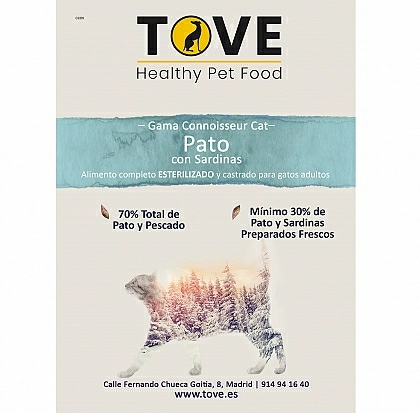 Esterilizado Pato con Sardinas