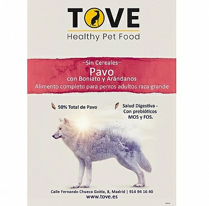 GF Pavo con Boniato y Arándanos (Adulto Razas Grandes)