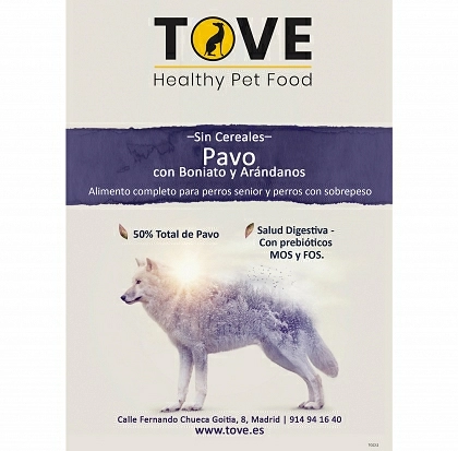 GF Pavo con Boniato y Arándanos (Senior)