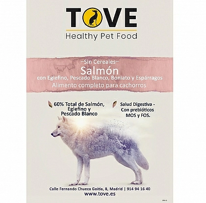 GF Salmón con Eglefino, Bacaladilla, Boniato y Espárragos (Cachorros)